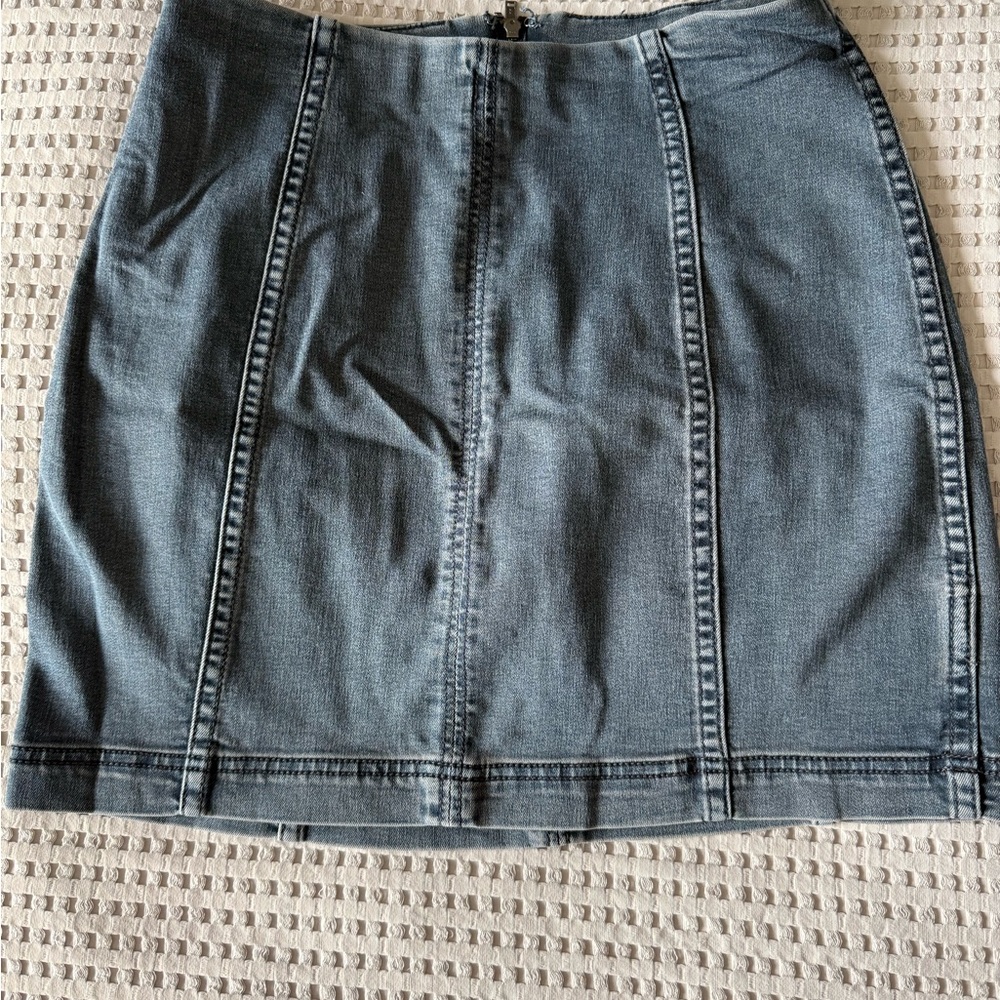 Free People Gray Mini Pencil Skirt Casual